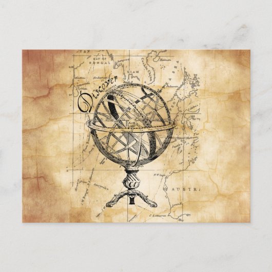 世界を発見する ポストカード (正面)