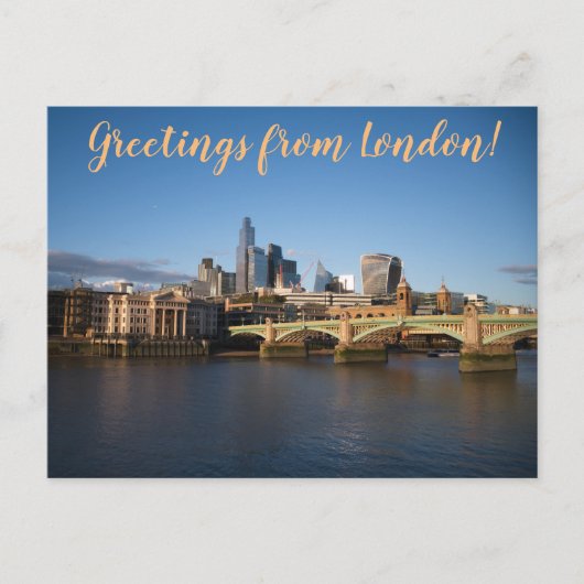世界を祝おう:ロンドンからのご挨拶! ポストカード (正面)