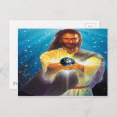 世界を祝福する神 ポストカード (正面/裏面)