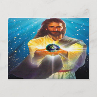 世界を祝福する神 ポストカード