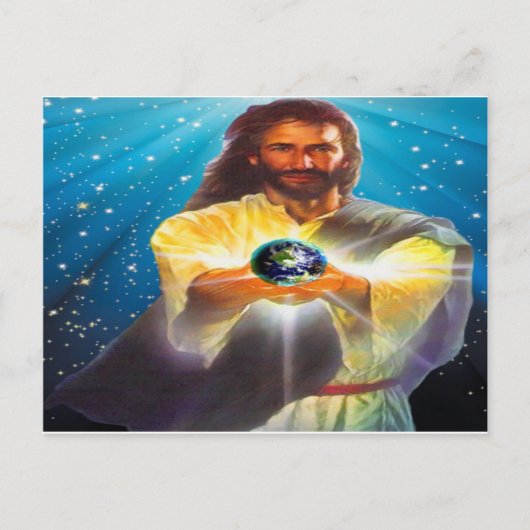 世界を祝福する神 ポストカード (正面)