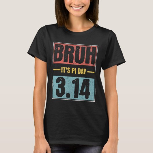 世界を自閉症から違う見る阿波 Tシャツ (正面)