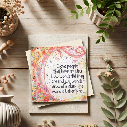 世界を良くしてくれる人たちに感謝 招待状