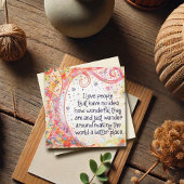 世界を良くしてくれる人たちに感謝 招待状