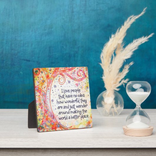 世界を良くする感動的人々 フォトプラーク (インサイチュ)