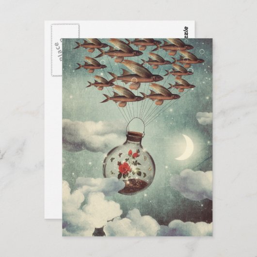 世界を見たいと思ったバラ ポストカード (正面/裏面)