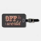 世界を見に行く – 冒険家のために ラゲッジタグ (正面横)