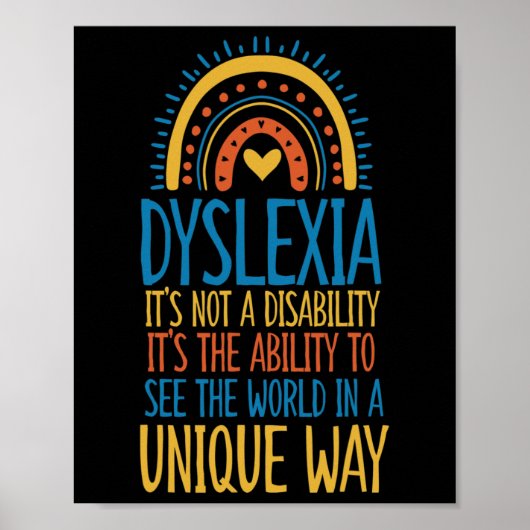 世界を見る能力ユニーク ポスター (正面)