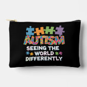 世界を見る自閉症意識の違い アクセサリーポーチ (正面)
