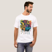 世界を見る Tシャツ (正面フル)