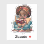 世界を読む少女たち - ケニア シール (シート)