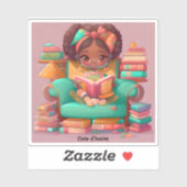 世界を読む少女たち - コートジボワール シール (シート)