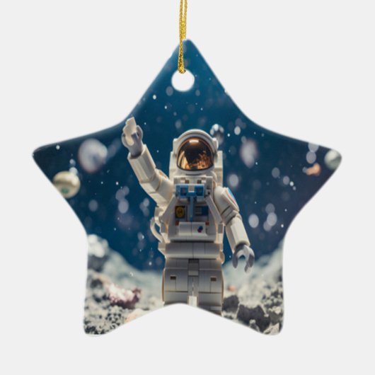 世界を超えたクリスマスツリーオーナメント セラミックオーナメント (正面)