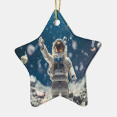 世界を超えたクリスマスツリーオーナメント セラミックオーナメント (左)