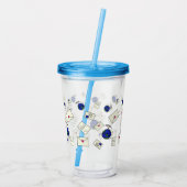 世界を飛び回る郵便 アクリルタンブラー (裏面)