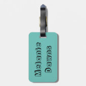 世界を飛び回る郵便 ラゲッジタグ (裏面縦)