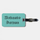 世界を飛び回る郵便 ラゲッジタグ (裏面横)