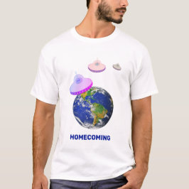 世界を飛ぶ円盤 Tシャツ