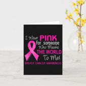 世界をMにする人のための乳がん カード (黄色い花)