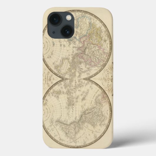 世界アトラスマップ Case-Mate iPhoneケース (裏面)