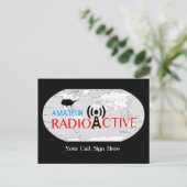 世界アマチュアラジオ現役 ポストカード (スタンド正面)