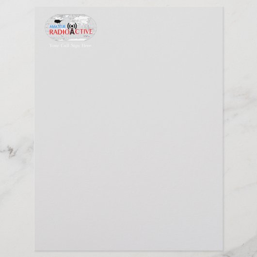 世界アマチュアラジオ現役 レターヘッド (正面)