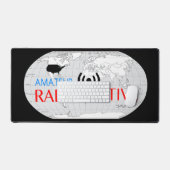 世界アマチュアラジオ デスクマット (キーボード&マウス)