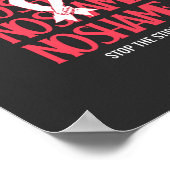 世界エイズデーストップスティグマ ポスター (角)