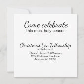 世界エルサレムへの喜び 招待状 (裏面)