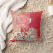 世界エレガントのクリスマス・キャロルに喜びの文字を書く クッション (ブランケット)