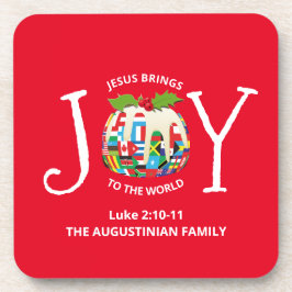 世界カスタムクリスチャンへのクリスマスの喜び コースター