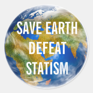 世界カスタムステッカーへのメッセージ ラウンドシール