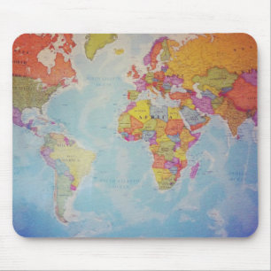 世界カッコいい地図 マウスパッド