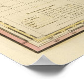 世界カラフル地図 ポスター (角)