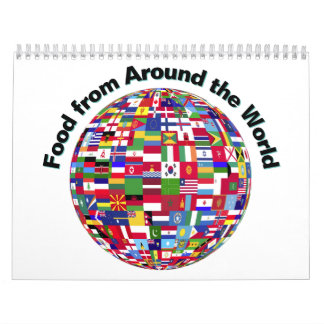 世界カレンダーの食べ物 カレンダー