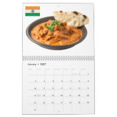 世界カレンダーの食べ物 カレンダー (1月 2027)