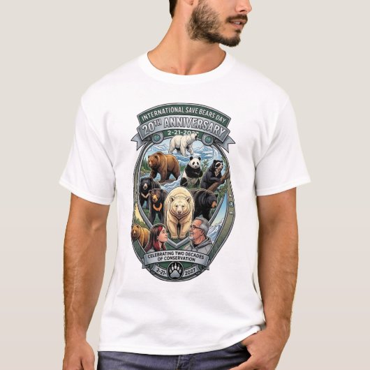 世界クマの日20周年記念 Tシャツ (正面)