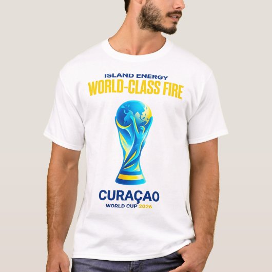 世界クラスの火事の島エネルギー Tシャツ (正面)