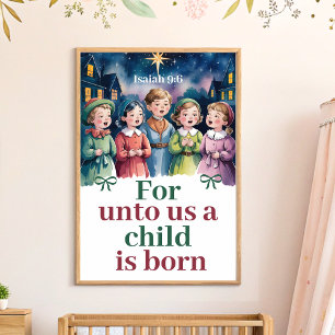 世界クリスチャン子供部屋ウォールアートプリント ポスター