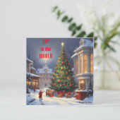 世界クリスマスカードにダウンロード可能なAIの喜び シーズンカード (スタンド正面)