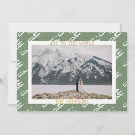 世界クリスマスカードへの喜び シーズンカード