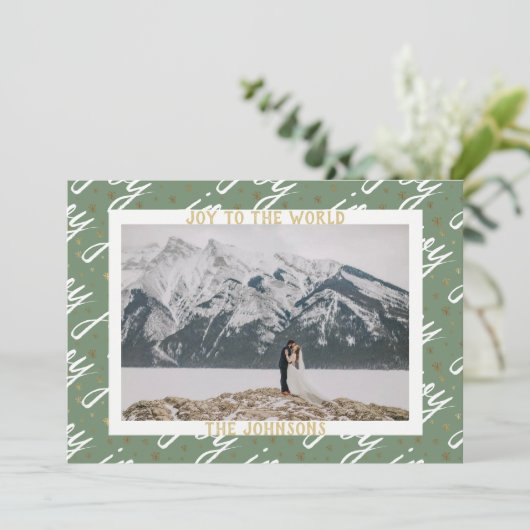 世界クリスマスカードへの喜び シーズンカード (スタンド正面)