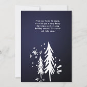 世界クリスマスカードホリデーカードへの喜び 招待状 (裏面)