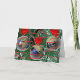 世界クリスマスカード シーズンカード