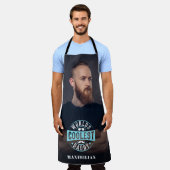 世界クールのパパ名&写真 エプロン (着用した状態)