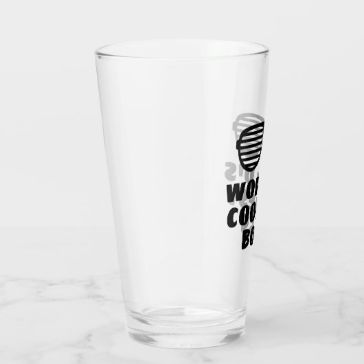 世界クールのボスおもしろいグラスの贈り物 タンブラーグラス (右)