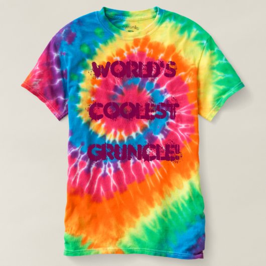 世界クールの伯父！ Tシャツ (デザイン正面)