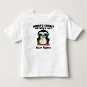 世界クールの誕生日男のパーソナライズされた子Tシャツ トドラーTシャツ (正面)