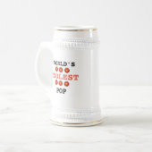 世界クールポップ・アートの ビールジョッキ (正面左)