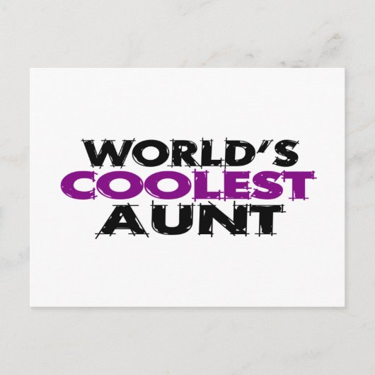 世界クール叔母 ポストカード (正面)